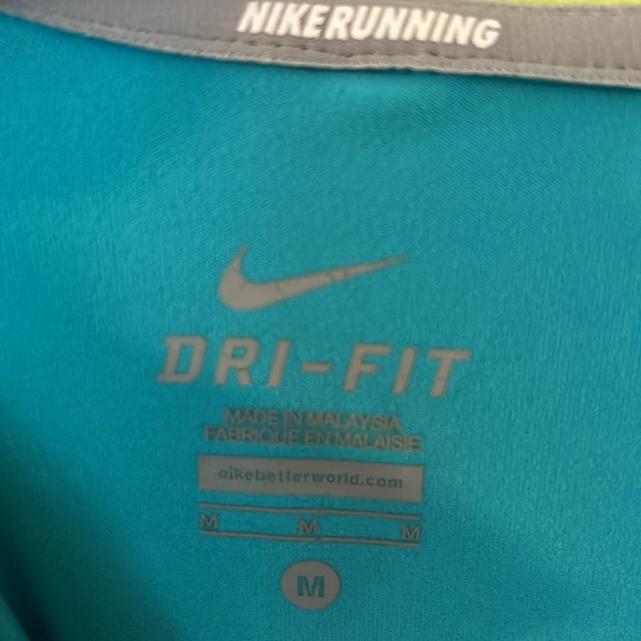 Nike Running teal quarter zip - Picture 3 of 8